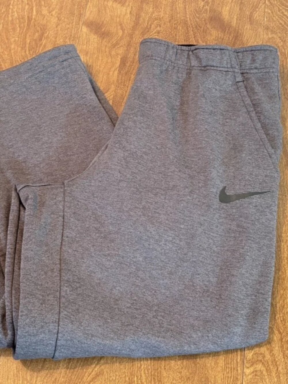 Nike Dri-FIT Therma Fleece Sweatpants Mens L Gray